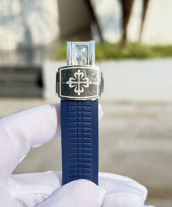 Đồng hồ Patek Philippe Aquanaut 5168 Replica 11 mặt xanh blue nhà máy BBF tinh chỉnh 42,2mm (2)