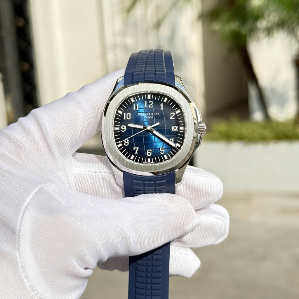 Đồng hồ Patek Philippe Aquanaut 5168 Replica 11 mặt xanh blue nhà máy BBF tinh chỉnh 42,2mm (2)