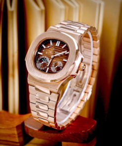 Đồng hồ Patek Philippe Fake cao cấp Nautilus 5712 mặt số chocolate máy cơ nhật 40mm
