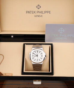 Đồng hồ Patek Philippe Nautilus 5711 chế tác mặt trắng nhà máy BBF tinh chỉnh 40mm (1)