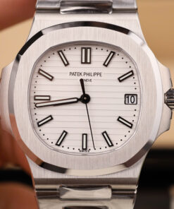 Đồng hồ Patek Philippe Nautilus 5711 chế tác mặt trắng nhà máy BBF tinh chỉnh 40mm (1)