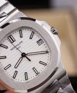 Đồng hồ Patek Philippe Nautilus 5711 chế tác mặt trắng nhà máy BBF tinh chỉnh 40mm (1)