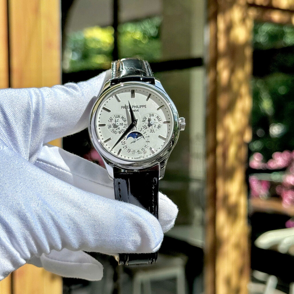 Đồng hồ Patek Philippe Rep 11 Grand Complications 5327 mặt trắng dây da 39mm (5)