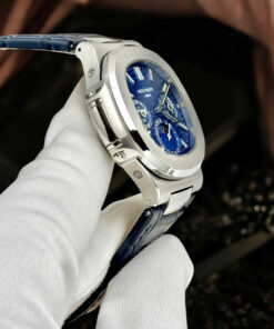 Đồng hồ Patek Philippe fake cao cấp nhất Nautilus 5740 dây da máy cơ Thuỵ Sỹ TWS 40mm (2)
