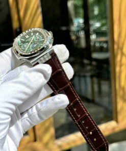 Đồng hồ Patek Philippe fake cao cấp nhất Nautilus 5740 đính đá mặt xanh lá cây xưởng TWS 40mm (9)