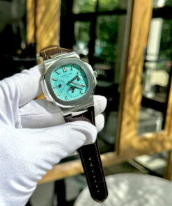 Đồng hồ Patek Philippe fake cao cấp nhất Nautilus 5740 máy cơ Thuỵ Sỹ mặt xanh Tiffany TWS 40mm (8)