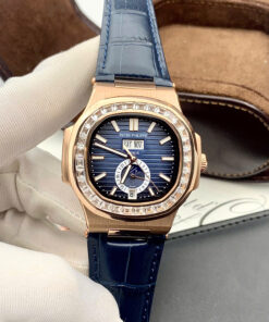 Đồng hồ Patek philipe Nautilus 5726 đính đá baguette máy cơ nhật giá rẻ 40mm