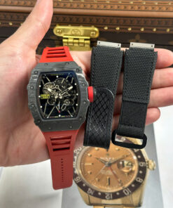 Đồng hồ Richard Mille RM35-01 Rafael Nadal Replica 11 vỏ carbon máy Thụy Sỹ nhà máy ZF 49,9x43mm (2)