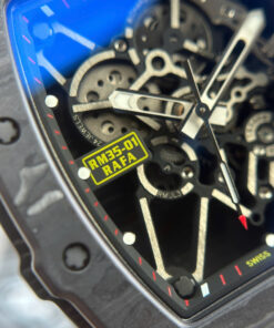 Đồng hồ Richard Mille RM35-01 Rafael Nadal Replica 11 vỏ carbon máy Thụy Sỹ nhà máy ZF 49,9x43mm (2)