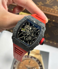 Đồng hồ Richard Mille RM35-01 Rafael Nadal Replica 11 vỏ carbon máy Thụy Sỹ nhà máy ZF 49,9x43mm (2)