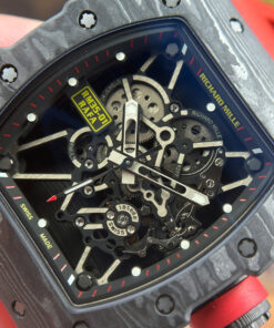 Đồng hồ Richard Mille RM35-01 Rafael Nadal Replica 11 vỏ carbon máy Thụy Sỹ nhà máy ZF 49,9x43mm (2)