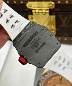 Đồng hồ Richard Mille Replica 11 RM35-01 Rafael Nadal vỏ carbon dây cao su trắng xưởng ZF 49,9x43mm (2)