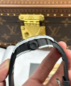 Đồng hồ Richard Mille Replica 11 RM35-01 Rafael Nadal vỏ carbon trắng máy Thụy Sỹ xưởng ZF 49,9x43mm (2)