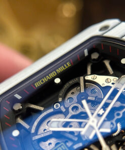 Đồng hồ Richard Mille Replica 11 RM35-01 Rafael Nadal vỏ carbon trắng máy Thụy Sỹ xưởng ZF 49,9x43mm (2)
