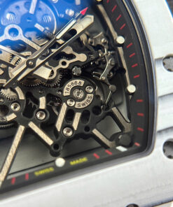 Đồng hồ Richard Mille Replica 11 RM35-01 Rafael Nadal vỏ carbon trắng máy Thụy Sỹ xưởng ZF 49,9x43mm (2)