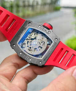 Đồng hồ Richard Mille Replica 11 RM35-02 Rafael Nadal dây cao su màu đỏ xưởng ZF 44mm (2)