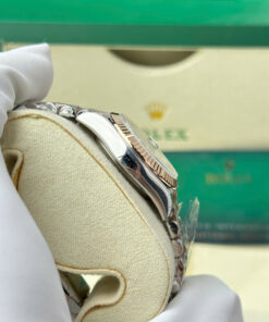 Đồng hồ Rolex DateJust mặt nâu Rep 11 bọc vàng thật nhà máy GM 31mm (1)