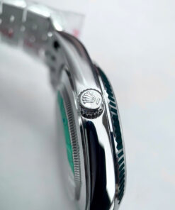 Đồng hồ Rolex Datejust nam ZF mặt xanh blue nếp gấp fake cao cấp 41mm