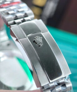 Đồng hồ Rolex Datejust nam ZF mặt xanh blue nếp gấp fake cao cấp 41mm