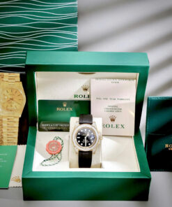 Đồng hồ Rolex nam Submariner đính đá vàng gold dây cao su fake cao cấp 40mm