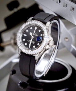 Đồng hồ Rolex nam Submariner đính full đá máy cơ nhật giá rẻ fake cao cấp 40mm