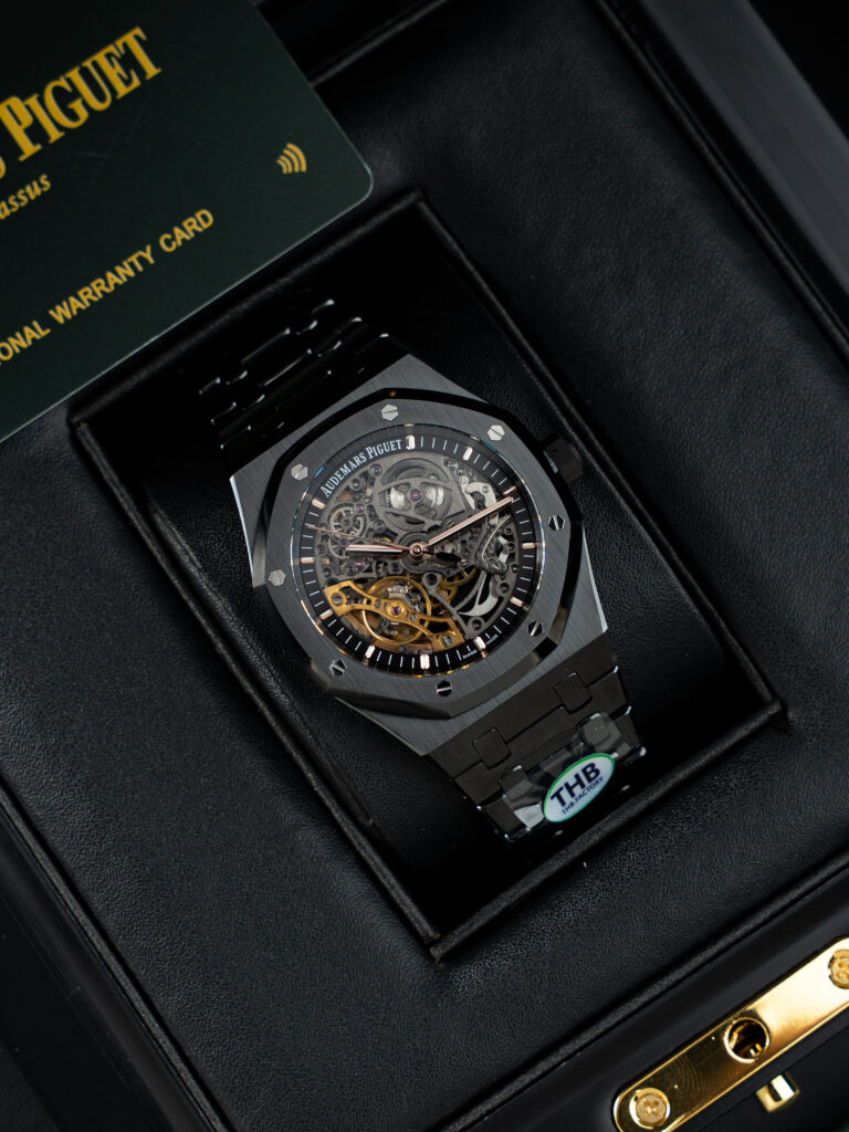 Đồng hồ Audemars Piguet Replica 11 Royal Oak 15416 vỏ gốm đen mặt lộ cơ nhà máy THB 41mm (2)