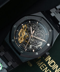 Đồng hồ Audemars Piguet Replica 11 Royal Oak 15416 vỏ gốm đen mặt lộ cơ nhà máy THB 41mm (2)