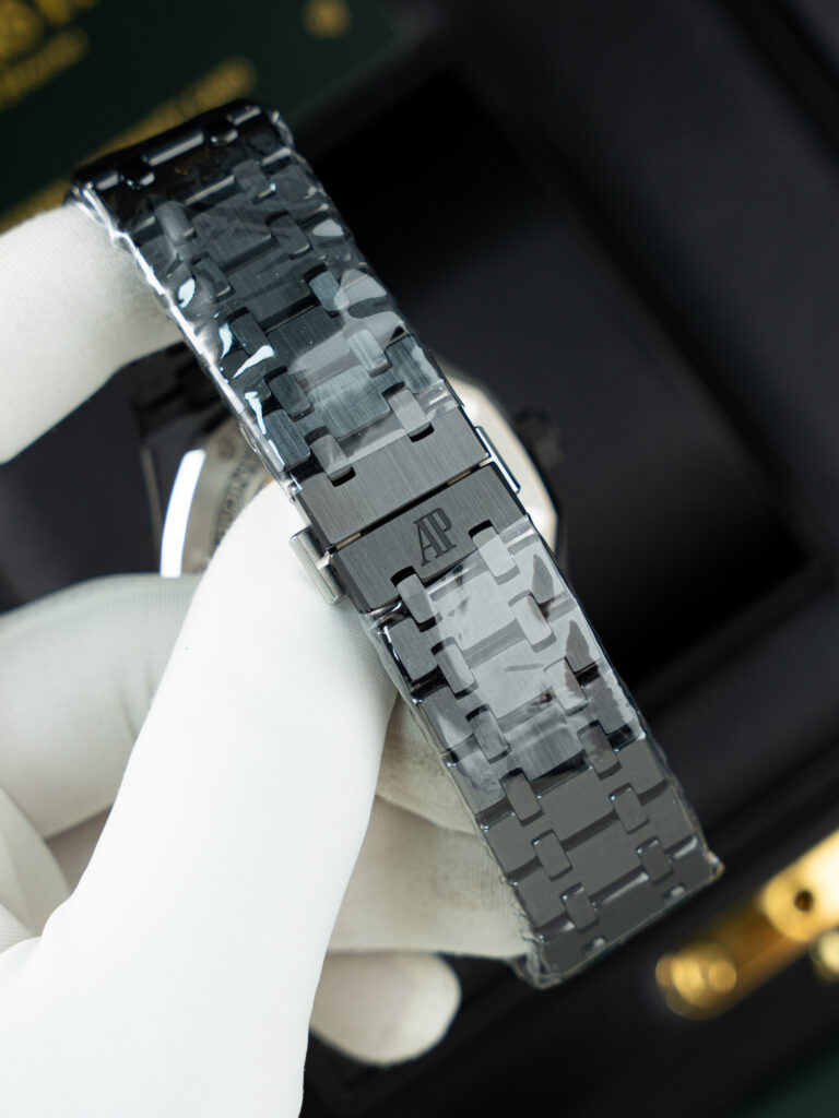 Đồng hồ Audemars Piguet Replica 11 Royal Oak 15416 vỏ gốm đen mặt lộ cơ nhà máy THB 41mm (2)