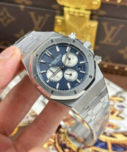Đồng hồ Audemars Piguet Replica 11 Royal Oak Chronograph 26331ST mặt xanh dương máy mỏng chuẩn Auth 41mm (2)