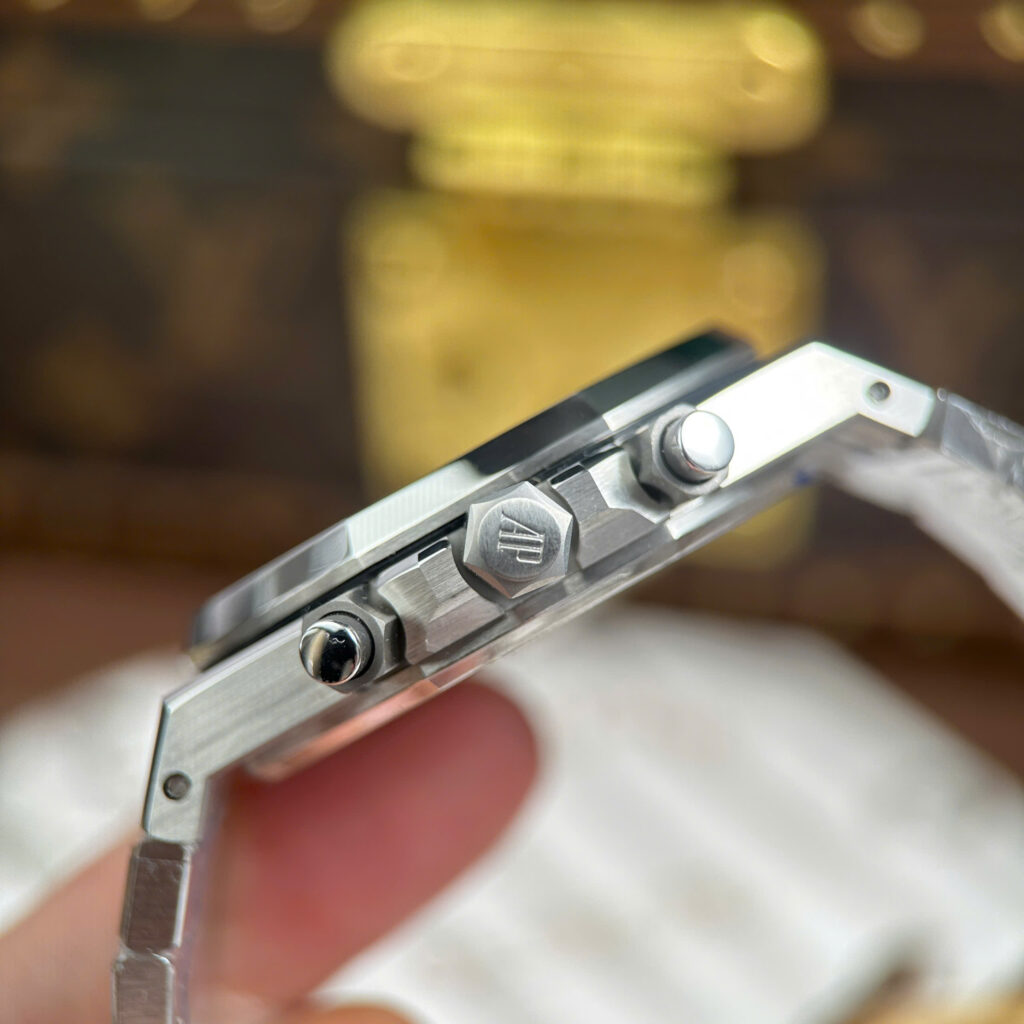 Đồng hồ Audemars Piguet Replica 11 Royal Oak Chronograph 26331ST mặt xanh dương máy mỏng chuẩn Auth 41mm (2)