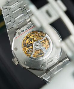 Đồng hồ Audemars Piguet Royal Oak Openworked 15407 Rep 11 mặt màu vàng lộ cơ nhà máy THB 41mm (2)