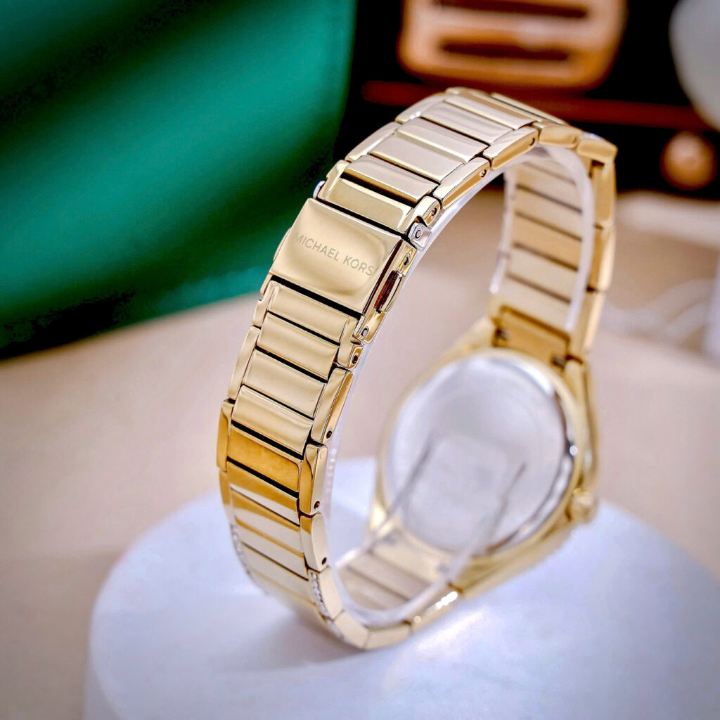 Đồng hồ Michael Kors Outlet Sylvia MK4655 đính đá like auth 33mm