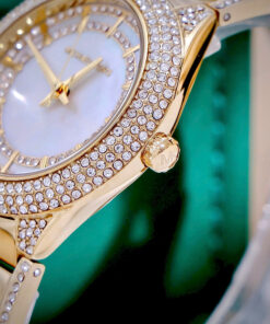 Đồng hồ Michael Kors Outlet Sylvia MK4655 đính đá like auth 33mm