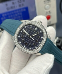 Đồng hồ Patek Philippe Aquanaut 5268G Replica 11 máy cơ Thuỵ Sỹ đính đá xưởng PPF 38,8mm (3)