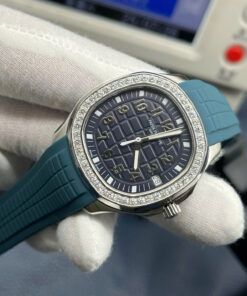 Đồng hồ Patek Philippe Aquanaut 5268G Replica 11 máy cơ Thuỵ Sỹ đính đá xưởng PPF 38,8mm (3)