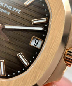 Đồng hồ Patek Philippe Nautilus 5711 Rep 11 mặt nâu mạ vàng hồng xưởng BBF 40mm (2)