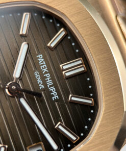 Đồng hồ Patek Philippe Nautilus 5711 Rep 11 mặt nâu mạ vàng hồng xưởng BBF 40mm (2)