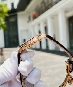 Đồng hồ Patek Philippe Nautilus 5724 Replica 11 bọc vàng thật 18K + đính ruby baguette đỏ 40mm (2)