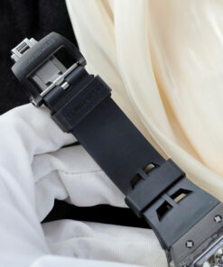 Đồng hồ Richard Mille RM66 Flying Tourbillon Rep 11 vỏ carbon dây cao su đen 42.7×49 (2)