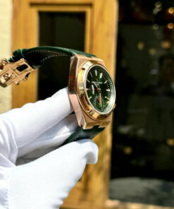 Đồng hồ Vacheron Constantin Rep 11 Overseas Dual Time 7900V màu xanh lá cây dây da 41mm (2)