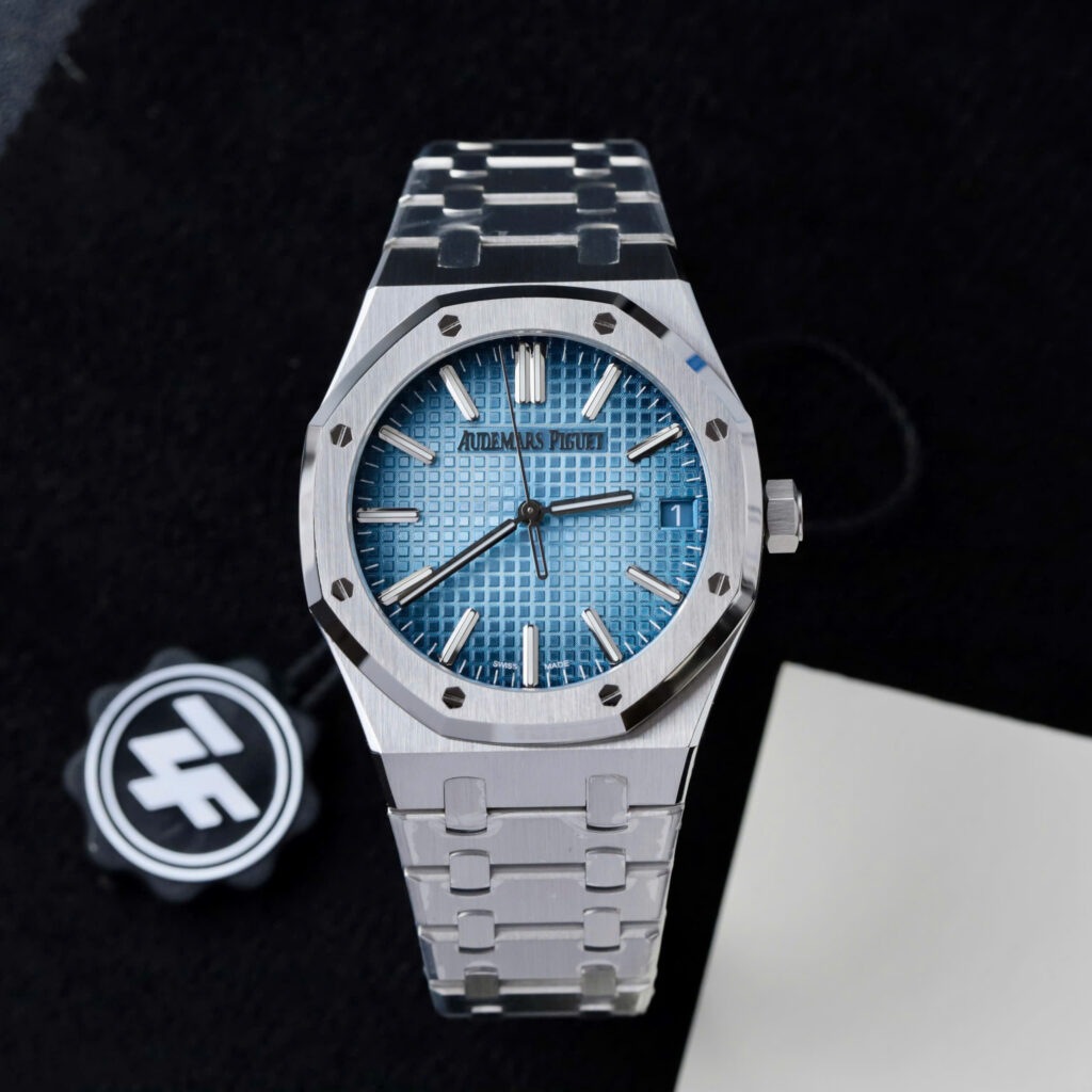 Đồng hồ Audemars Piguet Rep 11 Royal Oak 15510BC mặt xanh băng máy cơ Thụy Sỹ xưởng ZF 41mm (2)