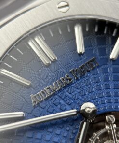 Đồng hồ Audemars Piguet Rep 11 Royal Oak Selfwinding Flying Tourbillon 26530ST mặt số xanh khói 41mm (2)