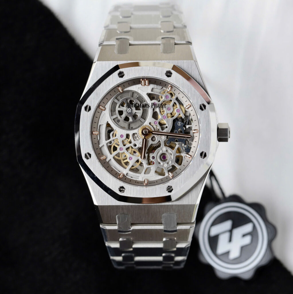 Đồng hồ Audemars Piguet Replica 11 Royal Oak Jumbo Extra-thin Openworked 16204 máy cơ Thụy Sỹ nhà máy ZF 39mm (2)