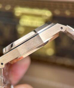 Đồng hồ Audemars Piguet Replica 11 Royal Oak Selfwinding Flying Tourbillon 26730OR mặt xám dây kim loại 41mm (2)