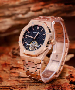 Đồng hồ Audemars Piguet Royal Oak Tourbillon nam vàng gold fake cao cấp 42mm