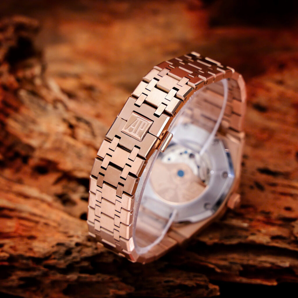 Đồng hồ Audemars Piguet Royal Oak Tourbillon nam vàng gold fake cao cấp 42mm