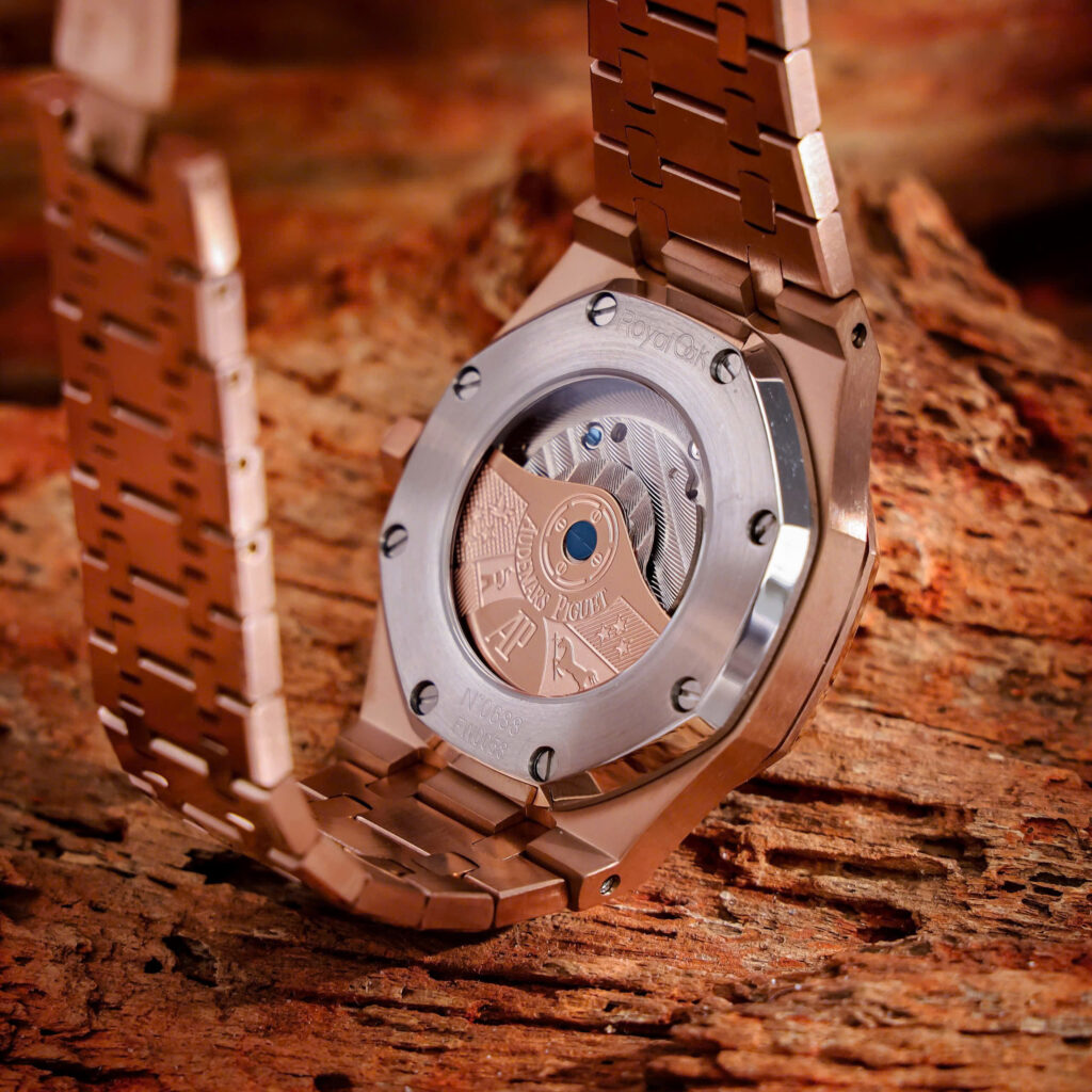 Đồng hồ Audemars Piguet Royal Oak Tourbillon nam vàng gold fake cao cấp 42mm