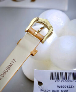 Đồng hồ Cartier Baignoire nữ WGBA0022 vàng gold dây da nâu fake cao cấp 23x31mm