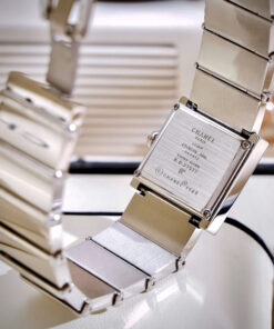 Đồng hồ Chanel Mademoiselle Ladies H0826 mặt vuông cọc số la mã like auth 22x23mm