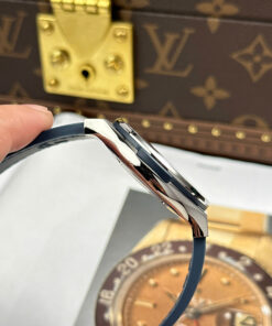 Đồng hồ Hublot Rep cao cấp Classic Fusion Titanium mặt xanh dương máy cơ Thụy Sỹ xưởng JJZ 42mm (2)